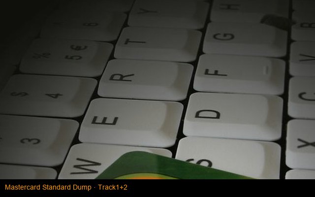 Mastercard Standard Dump · Track1+2