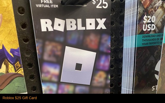 Roblox $25 Gift Card