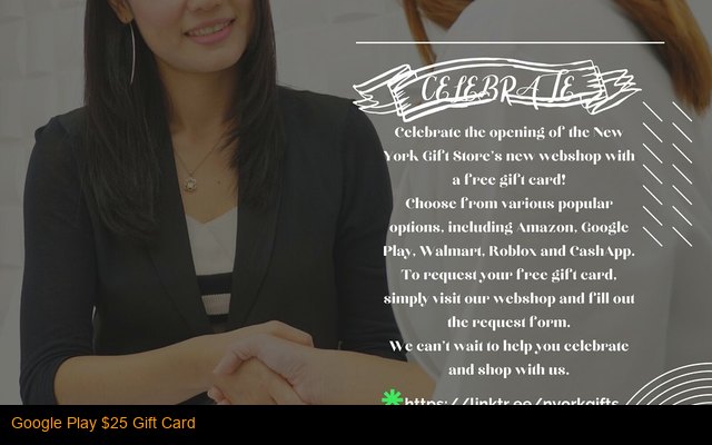 Google Play $25 Gift Card