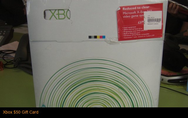 Xbox $50 Gift Card