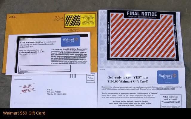 Walmart $50 Gift Card