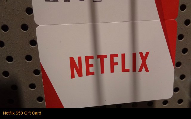 Netflix $50 Gift Card