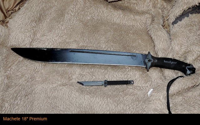 Machete 18" Premium